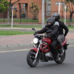 ANSV advierte que la motocicleta no está habilitada para ser usada como vehículo de transporte públi...