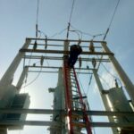 Trabajos de mantenimiento de Electricaribe en Manaure y Uribia