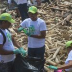 La isla de basuras llegó al buen Puerto
