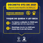 Nuevo horario de toque de queda y ley seca en Riohacha
