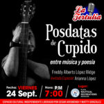 ‘Posdatas de Cupido’ de Freddy López Illidge, una alegoría al amor