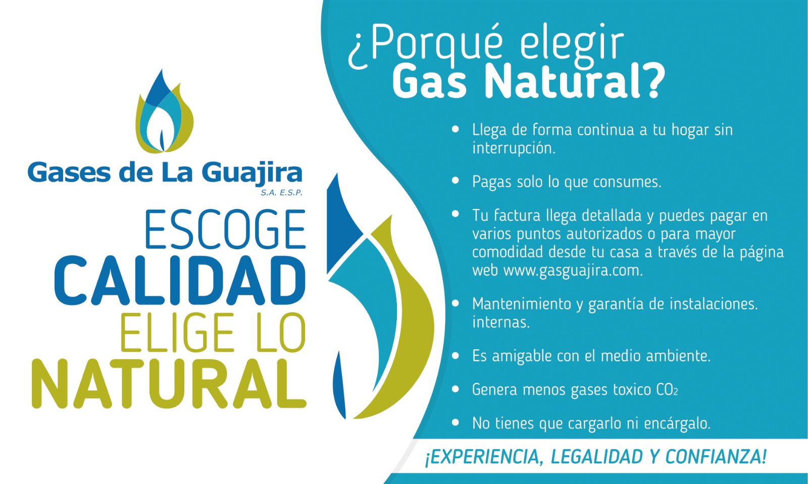 Porqué elegir gas natural