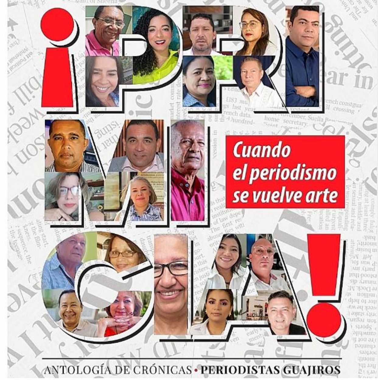 Lanzamiento de libro ¡Primicia! escrito por periodistas guajiros