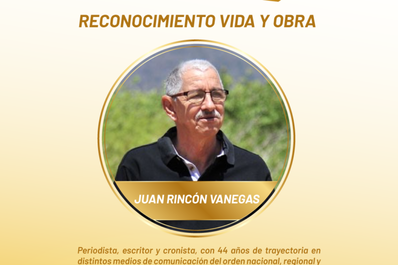 Juan Rincón Vanegas, Reconocimiento Vida y Obra del Premio Ernesto McCausland 2025
